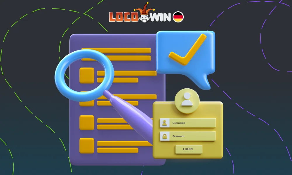 Spieler müssen einige Regeln erfüllen, um die Locowin-Registrierung abzuschließen